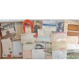Schiffspost, Schiffe, Marine, umfangreiche Sammlung Briefe u. Belege in großer Schachtel,