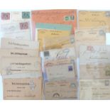 Bayern Sammlung Briefe, Belege, Postkarten Lot ab Quadratausgaben/Mühlradstempel, unterschiedliche