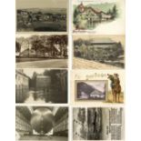 Deutschland, Ausland und Motive Album mit ca. 160 Ansichtskarten I-II