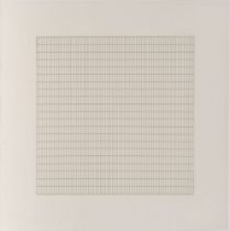 Agnes Martin (Macklin/Kanada 1912 - Taos/USA 2004). Paintings and Drawings.