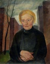 Laserstein, Lotte (Preußisch Holland/Königsberg 1898 - Kalmar/Schweden 1993). The Artist's Mother, M