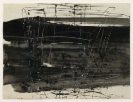 Fiedler, Arnold (Hamburg 1900 - Hamburg 1985). Lines over Black.