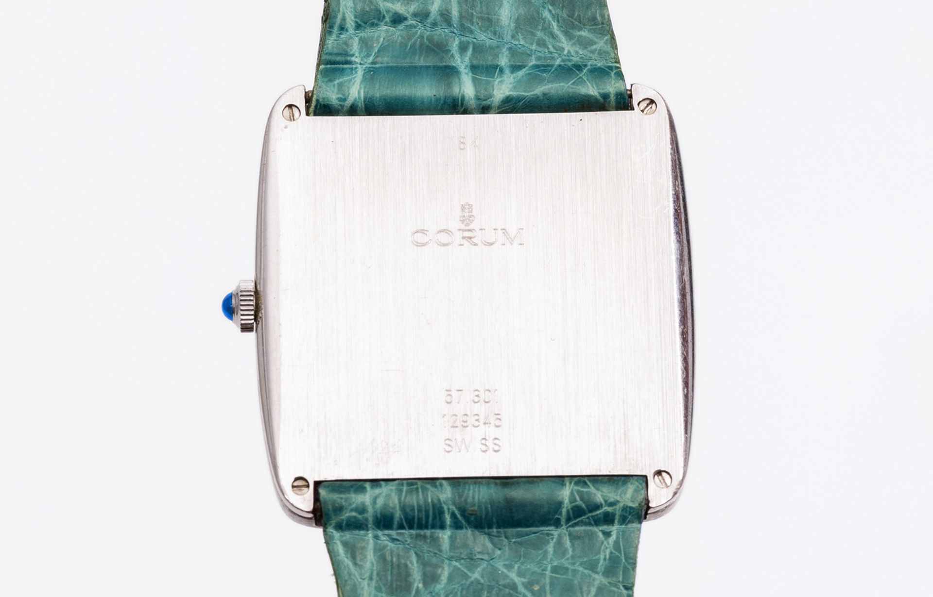 Corum. A Lady's Wristwatch with Diamonds 'Buckingham Peacock'. - Image 2 of 3