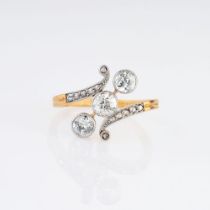 Jugendstil-Diamant-Ring.