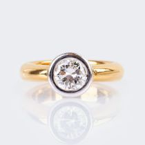 A Solitaire Diamond Ring.