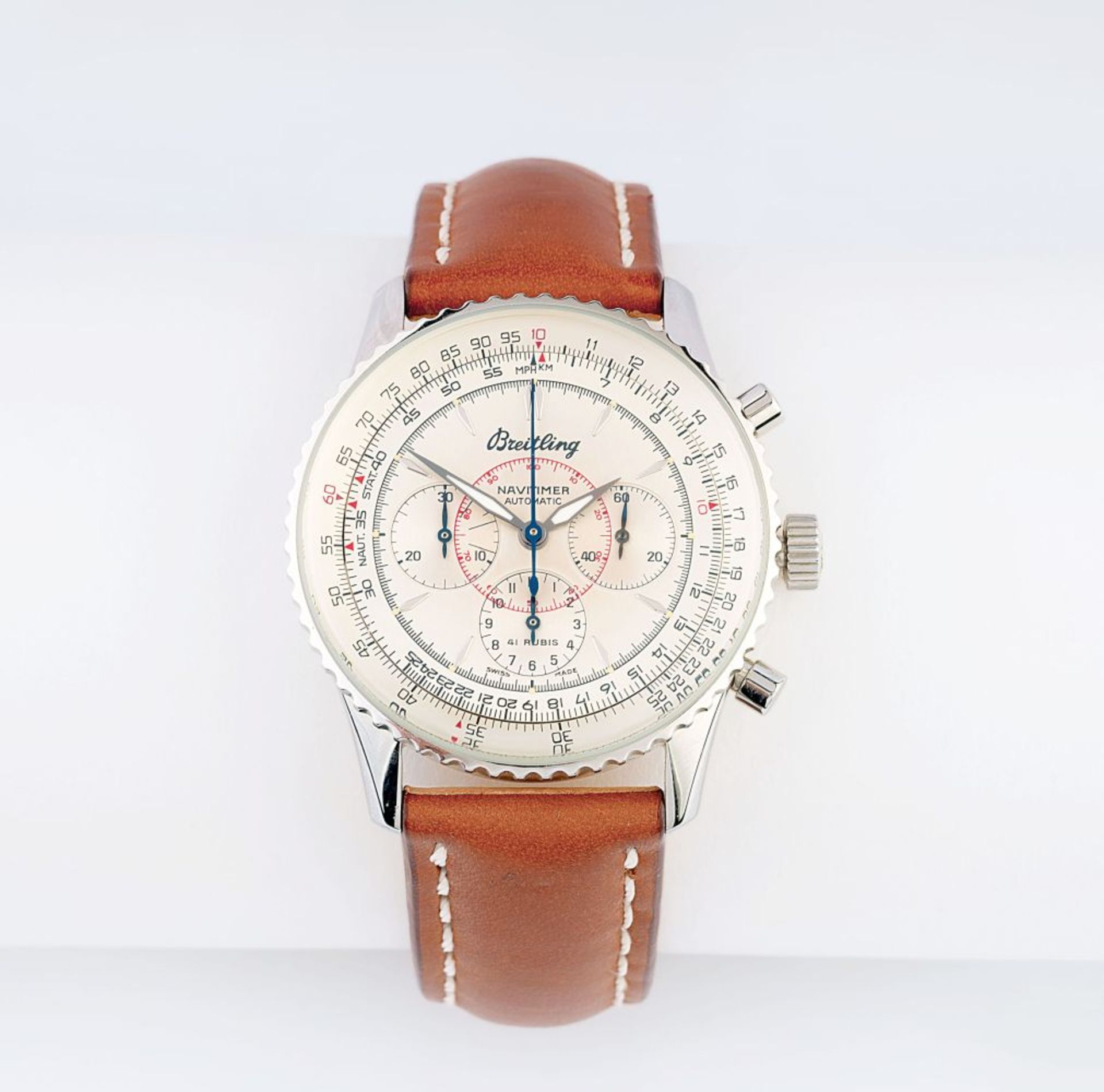 Breitling founded 1884. Gentleman's Wristtwatch Chronograph 'Navitimer Montbrillant - Serie Speciale