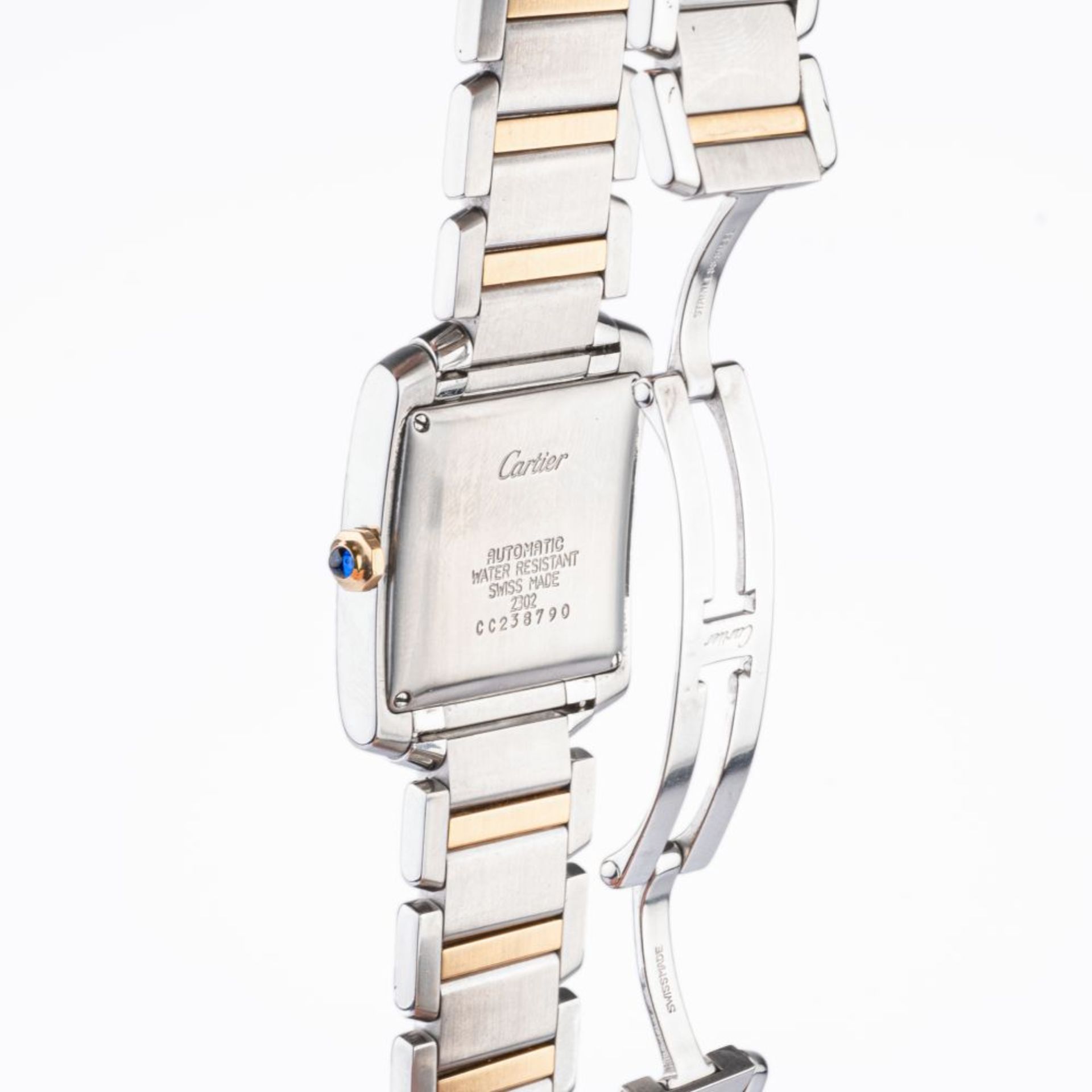 Cartier. A Gentlemen's Wristwatch 'Tank Française'. - Image 2 of 2
