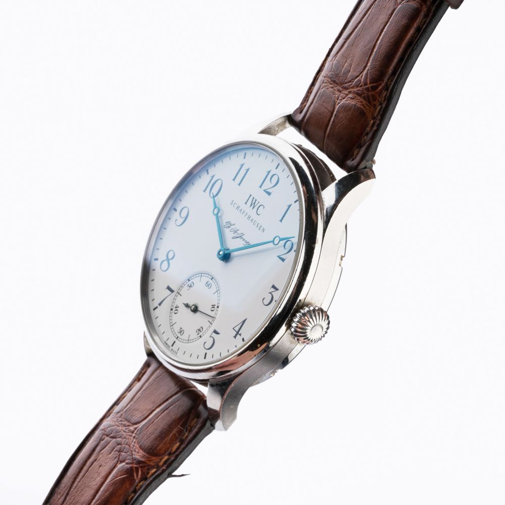 IWC - International Watch Co. A Gentlemen's Wristwatch 'Portugieser F.A. Jones' in limited Edition. - Image 2 of 3