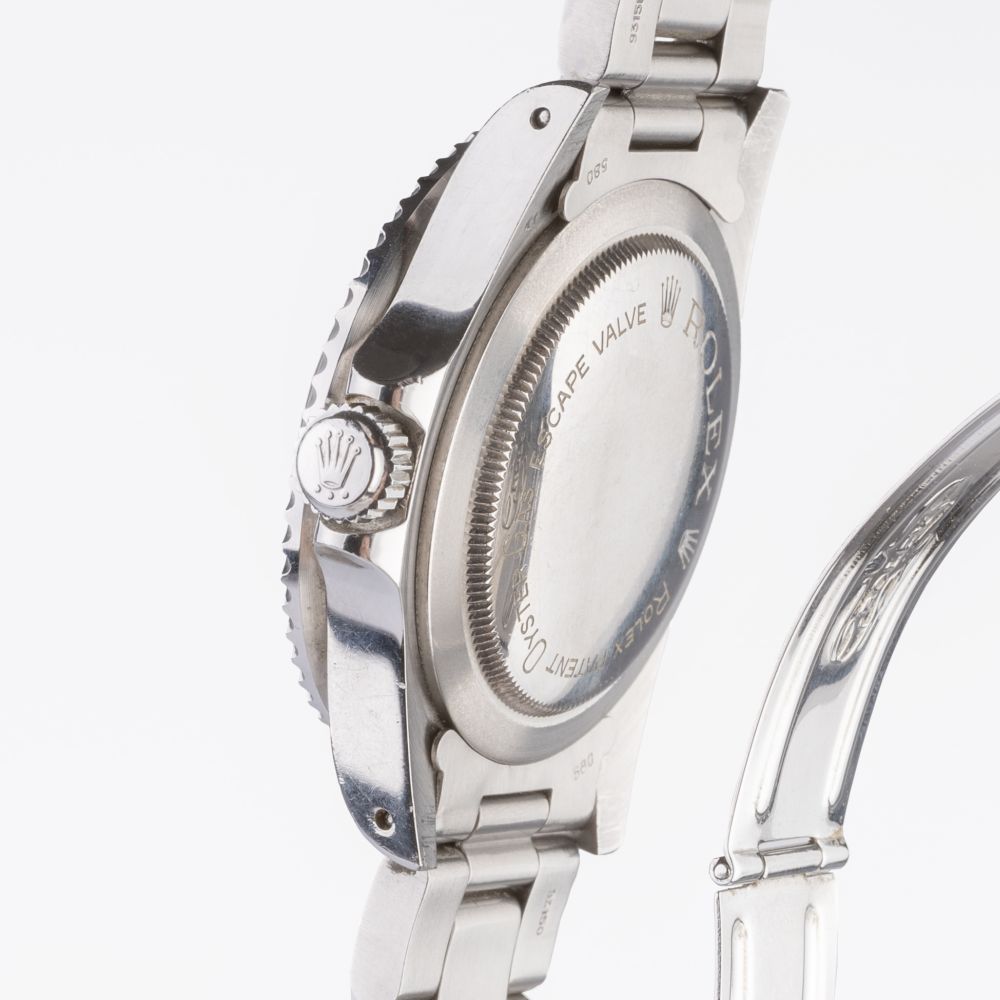 Rolex. A rare Gentlemen's Wristwatch 'Sea-Dweller - The Great White' Ghost Bezel. - Image 4 of 4