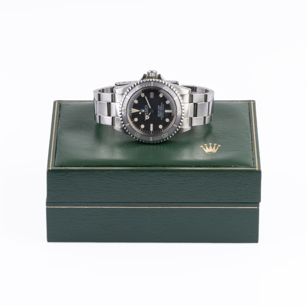 Rolex. A rare Gentlemen's Wristwatch 'Sea-Dweller - The Great White' Ghost Bezel. - Image 2 of 4