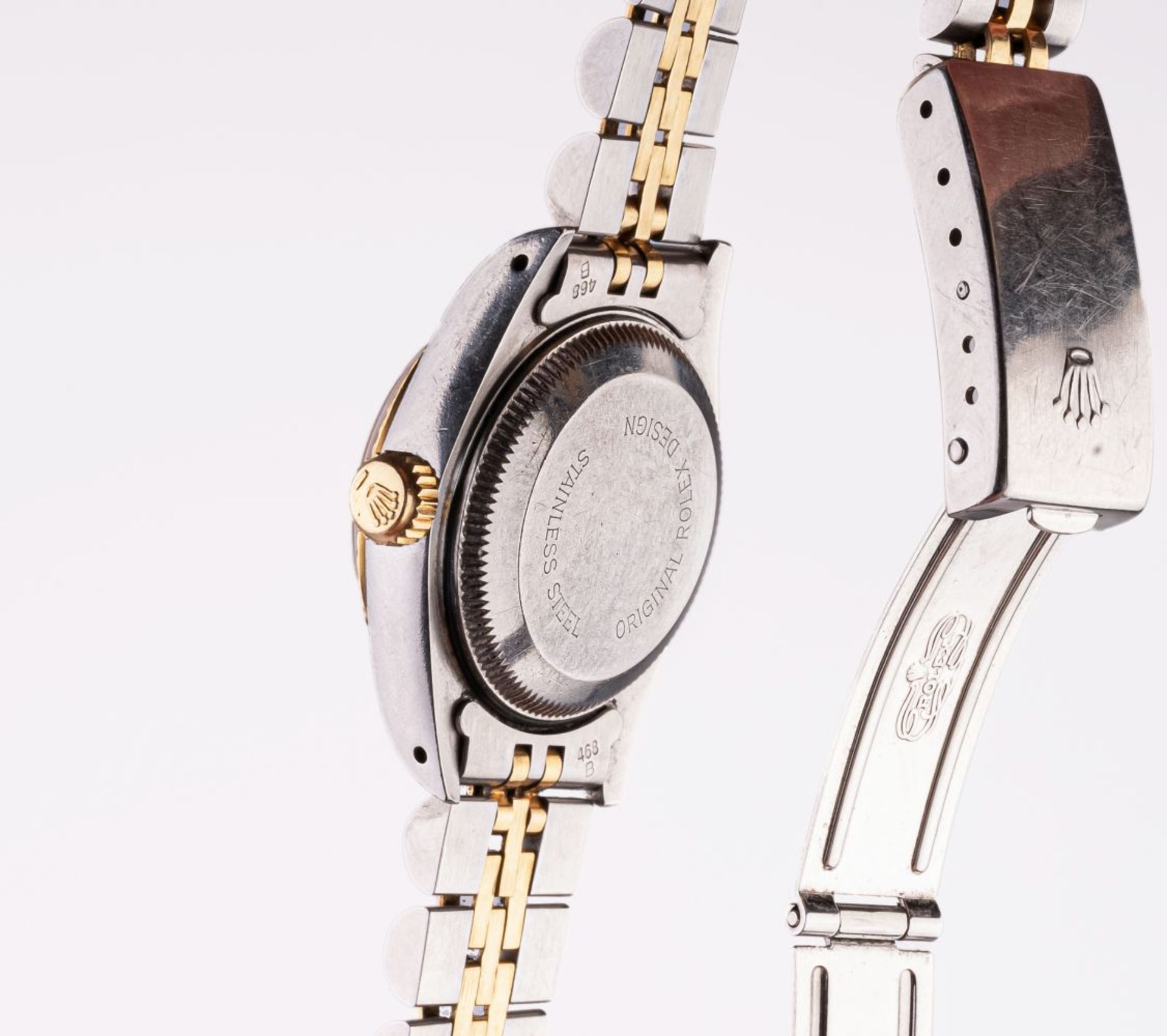 Rolex. Damen-Armbanduhr 'Lady Datejust' mit Jubilee Diamant-Zifferblatt. - Bild 2 aus 2