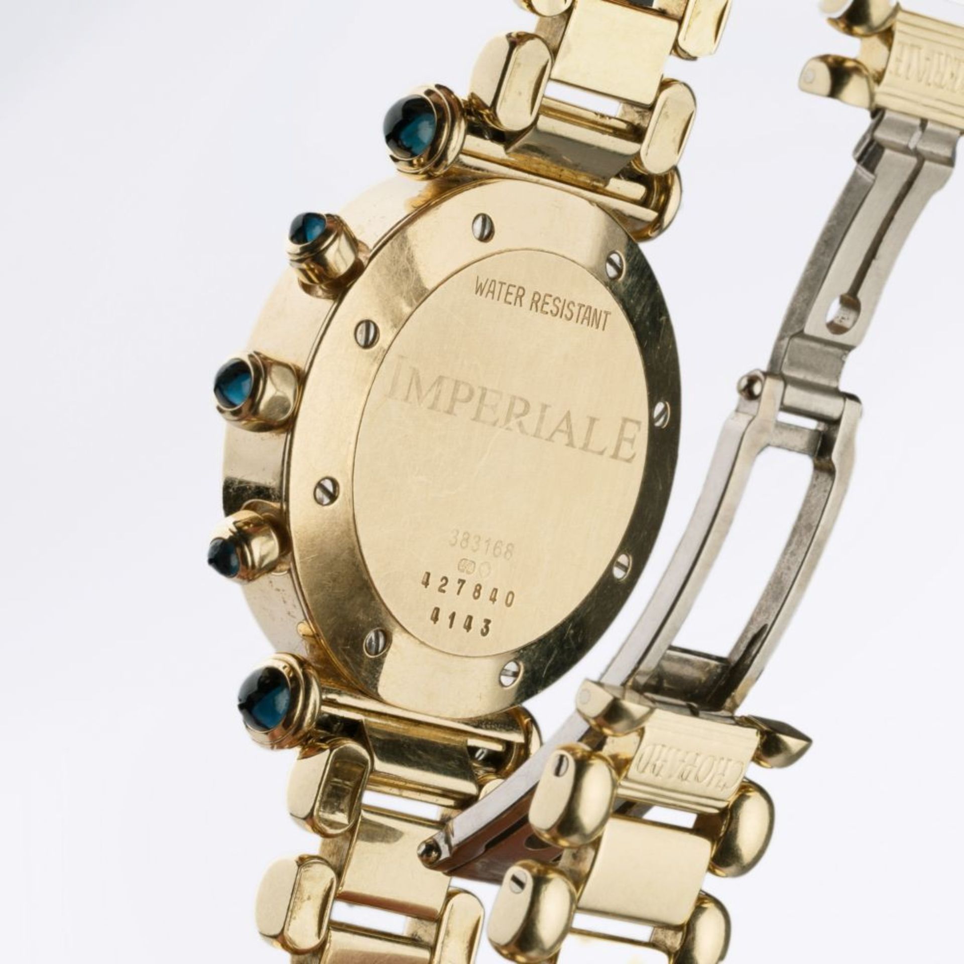 Chopard. Damen-Armbanduhr Imperiale Chronograph mit Brillanten. - Bild 2 aus 2