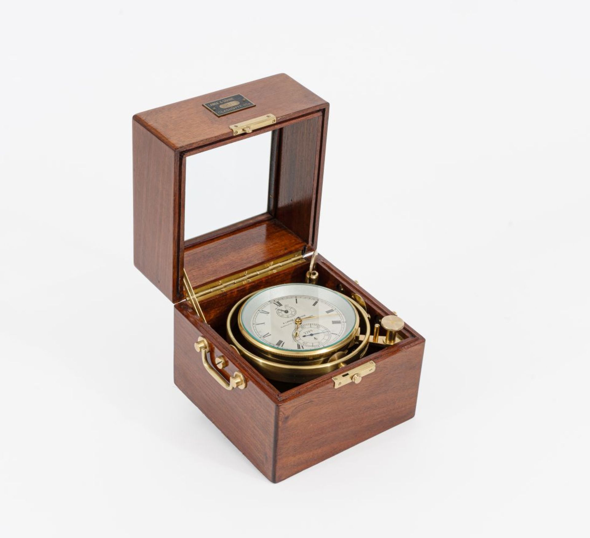 Lange & Söhne, A. est. 1845 in Glashütte. A rare Marine Chronometer.