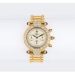 Chopard. Damen-Armbanduhr Imperiale Chronograph mit Brillanten.