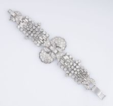 Exquisites, hochkarätiges Art-déco Diamant-Armband.