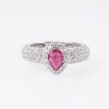 A Ruby Diamond Ring.