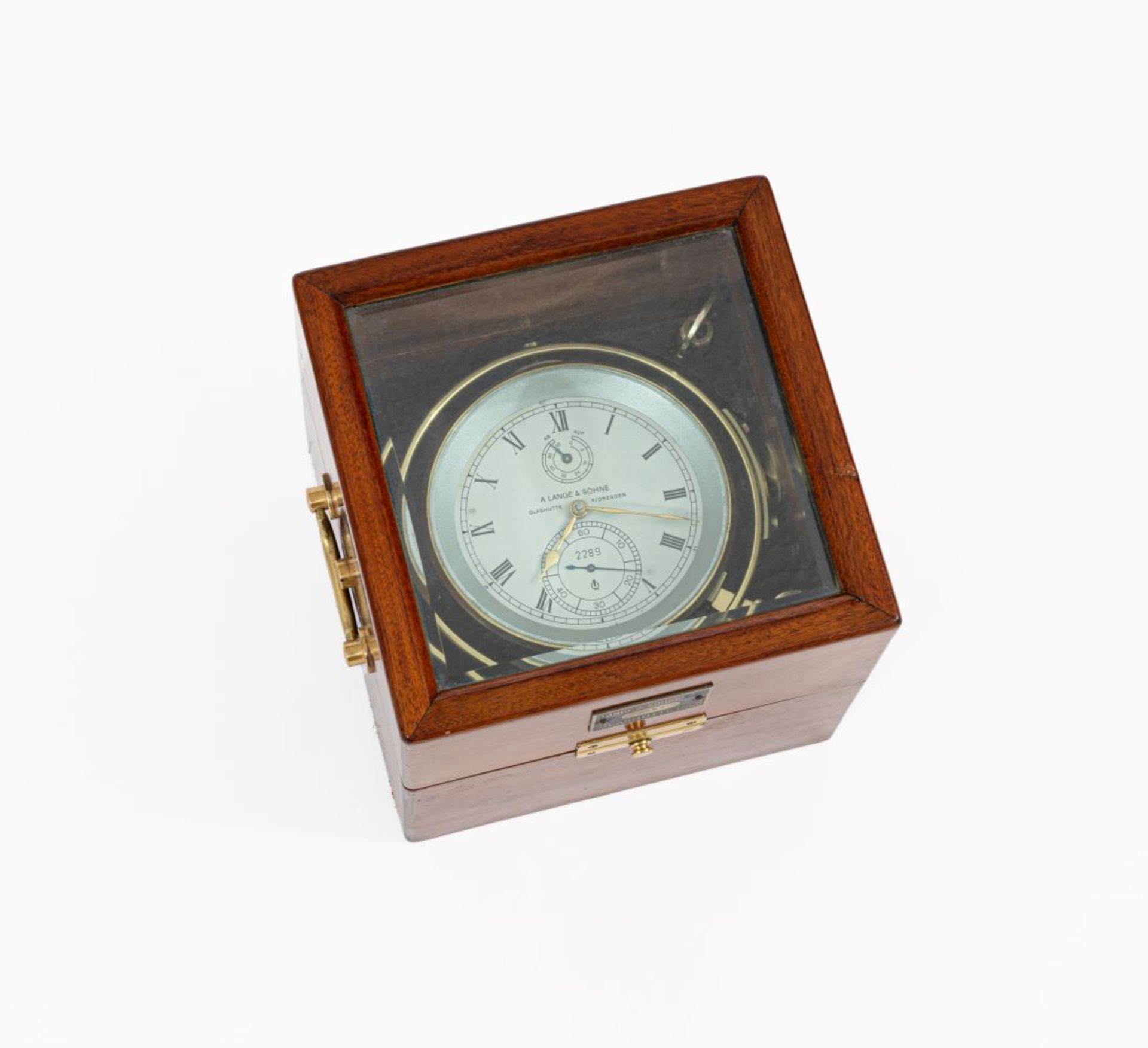 Lange & Söhne, A. est. 1845 in Glashütte. A rare Marine Chronometer. - Image 3 of 3