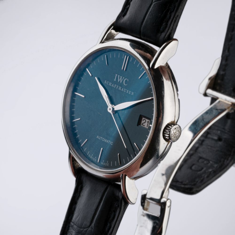 IWC - International Watch Co. A Gentlemen's Wristwatch 'Portofino'. - Image 2 of 2