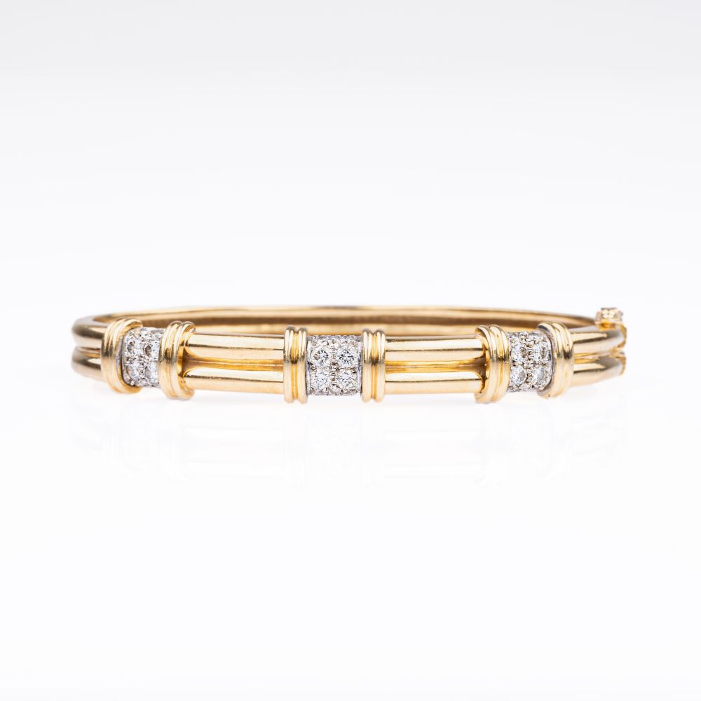 Tiffany & Co. A Diamond Bangle Bracelet 'Bangle Diamonds'. - Image 2 of 2