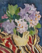 Putz, Leo (Meran 1869 - Meran 1940). Flowers in a Vase.
