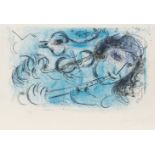 Chagall, Marc (Witebsk 1887 - St.-Paul-de-Vence 1985). Joueur de Flute.