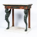 A Rare Gustavian Console Table with Sphinxes.