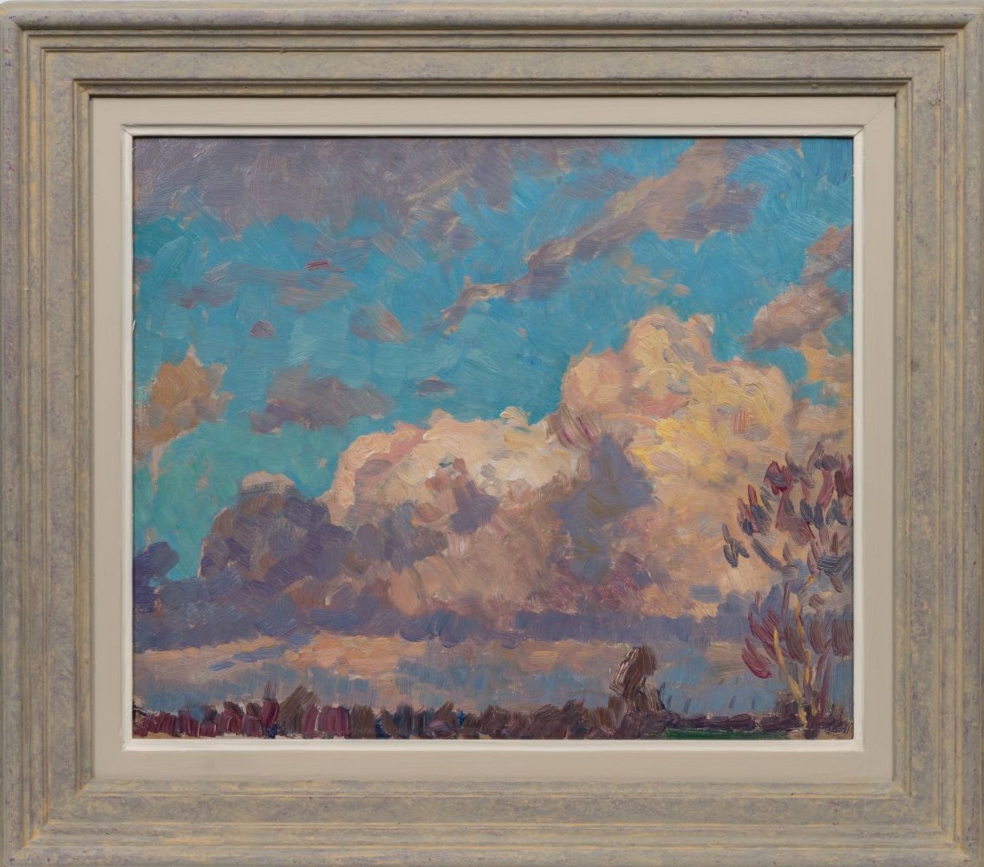 Ernst Eitner (Hamburg 1867 - Hamburg 1955). Gewitterwolken. - Bild 2 aus 2
