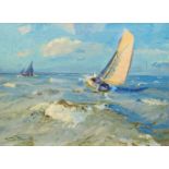 Folkerts, Poppe (Norderney 1875 - Norderney 1949). Sailing Boats.