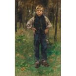 Herbst, Thomas (Hamburg 1848 - Hamburg 1915). Standing Boy.
