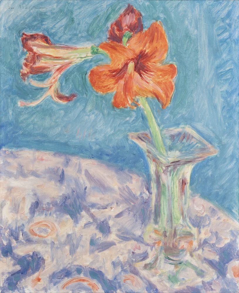 Ivo Hauptmann (Erkner 1886 - Hamburg 1973). Amaryllis in einer Vase.