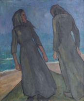 Lassen, Käte (Flensburg 1880 - Flensburg 1956). Women on the Beach.