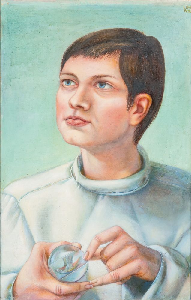 Hachulla, Ulrich (Heydebreck 1943). Portrait.