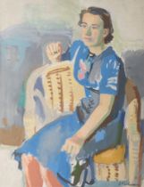 Hartmann, Erich (Elberfeld 1886 - Hamburg 1974). Woman in a Chair.
