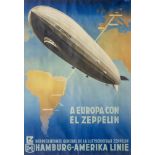 Anton, Ottomar (Hamburg 1895 - Hamburg 1976). A Europa con el Zeppelin.