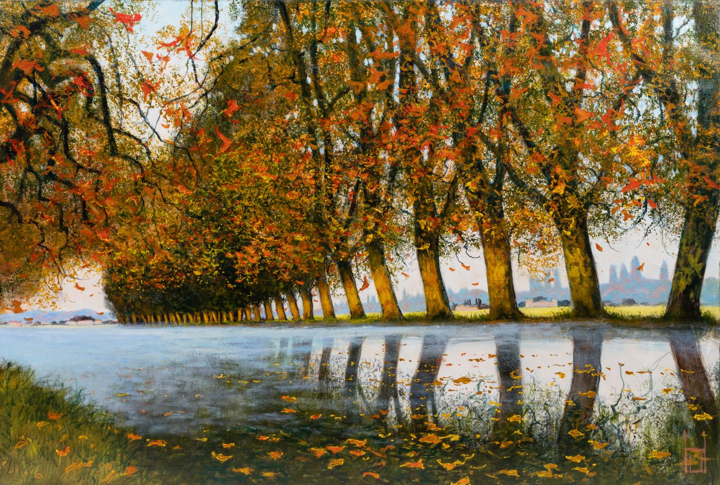 Uwe Herbst (Köln 1952). Canal du Midi.