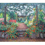 Hartmann, Hugo Friedrich (Rosenberg/Westpr. 1870 - Bardowick 1960). The Garden.