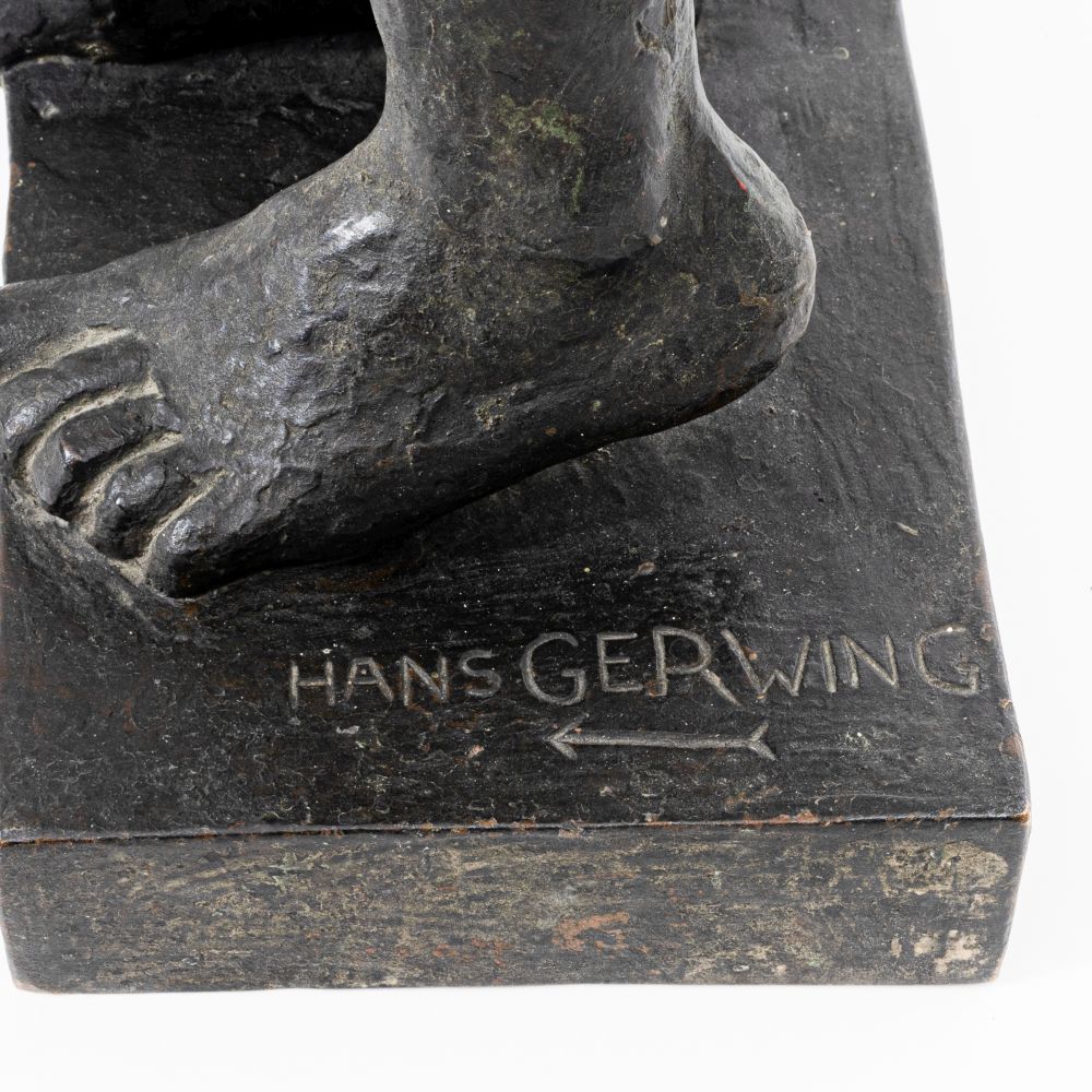 Gerwing, Hans (Schalke (Gelsenkirchen) 1893 - Düsseldorf 1974). A Swimmer. - Image 3 of 3