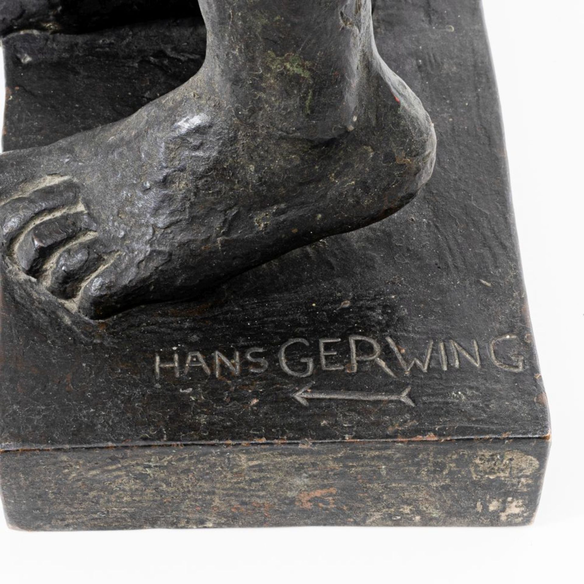 Hans Gerwing (Schalke (Gelsenkirchen) 1893 - Düsseldorf 1974). Schwimmer. - Bild 3 aus 3