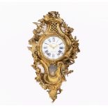 Baillon, Jean Baptiste Paris, betw. 1751 - 1770. A rare Louis XV Cartel Clock 'Grus vigilans'.