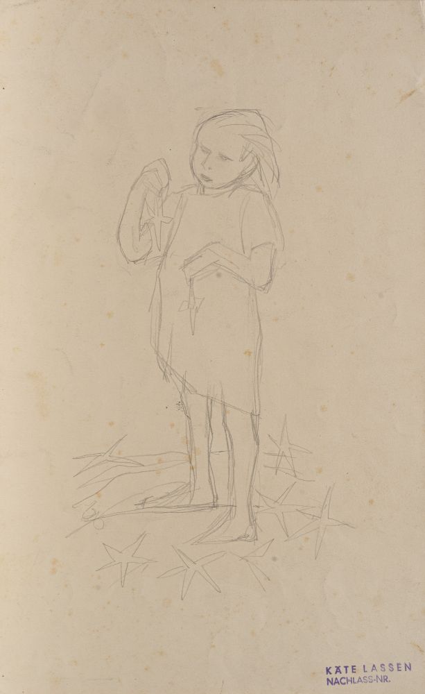 Lassen, Käte (Flensburg 1880 - Flensburg 1956). Four motifs with Children. - Image 3 of 5