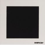 Not Banksy active early 21st cent. Black Square with Black Square.