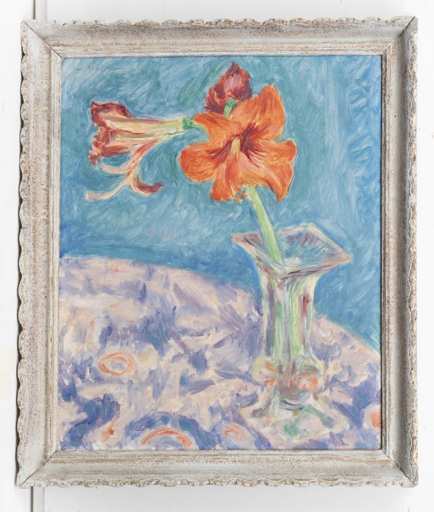 Ivo Hauptmann (Erkner 1886 - Hamburg 1973). Amaryllis in einer Vase. - Bild 2 aus 2