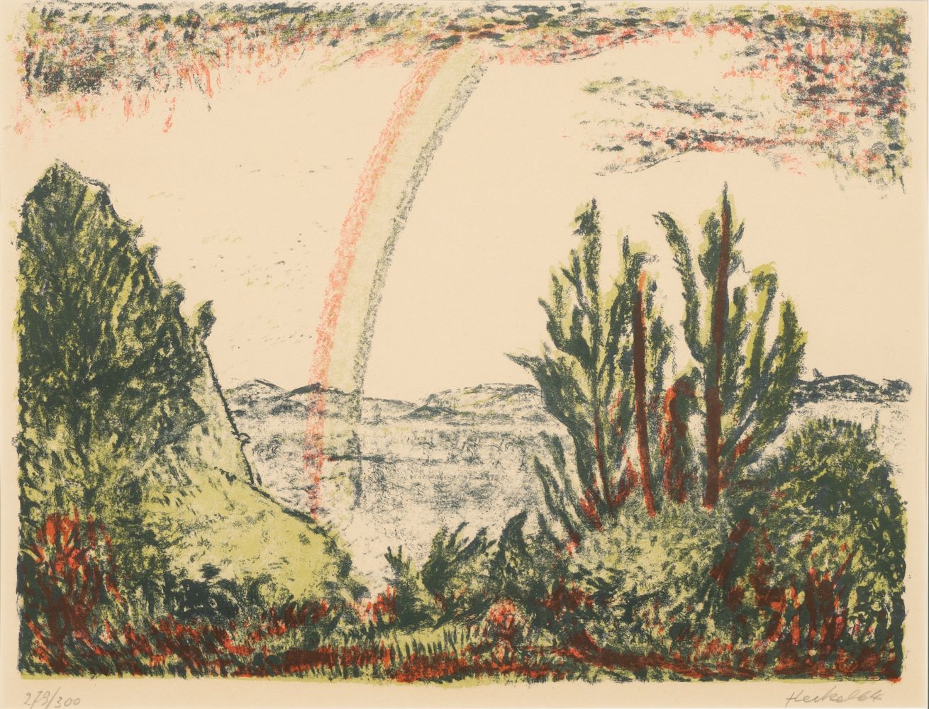 Heckel, Erich (Döbeln 1883 - Radolfzell/Bodensee 1970). Rainbow.