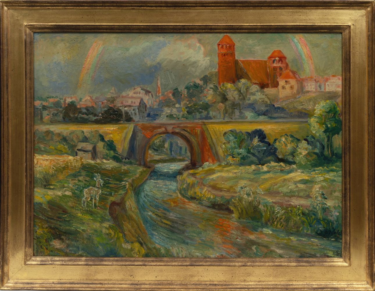 Kolde, Alexander (Neuhaldensleben 1886 - Flensburg 1963). Ketrzyn under the Rainbow. - Image 2 of 2