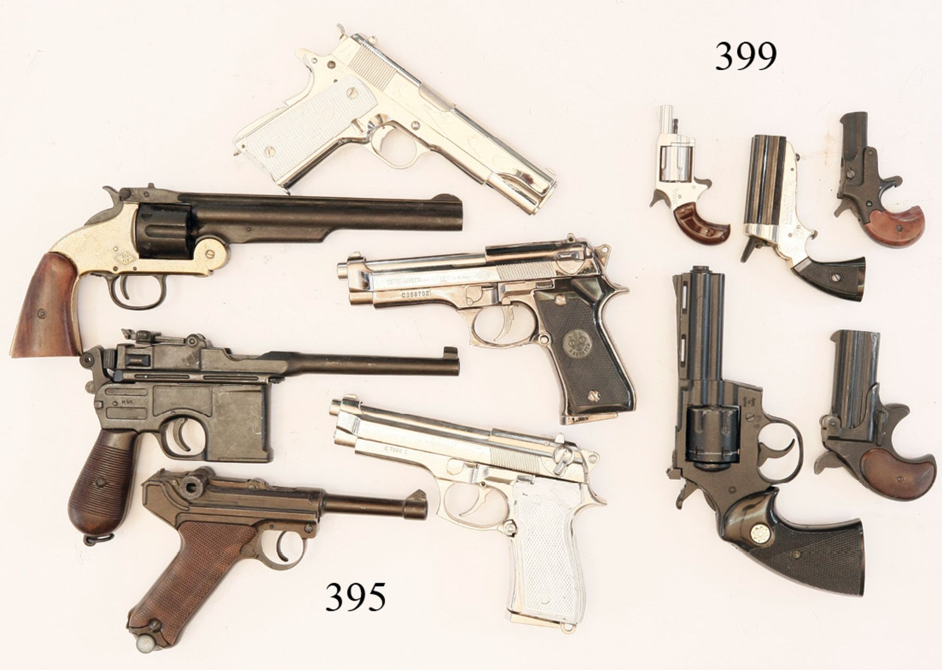 Konvolut 5 Schreckschusswaffen