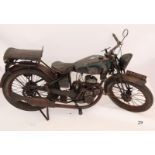 Altes Motorrad, Motobecane B33A, 1936
