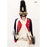 Uniform für einen Unteroffizier der Infanterie, im Stil um 1808