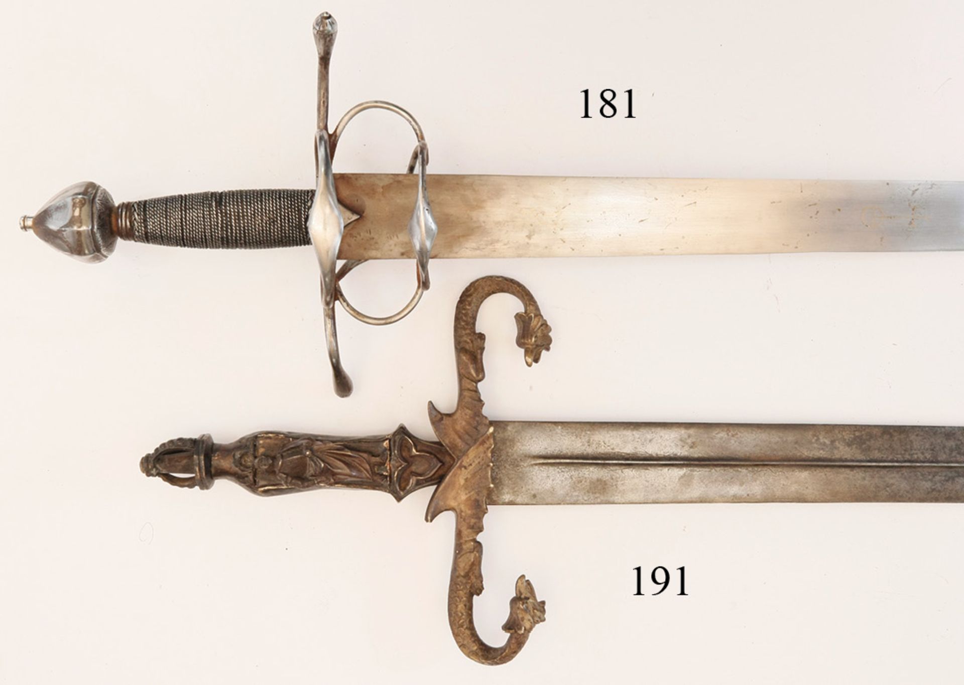 Reiterschwert, im Stil um 1600