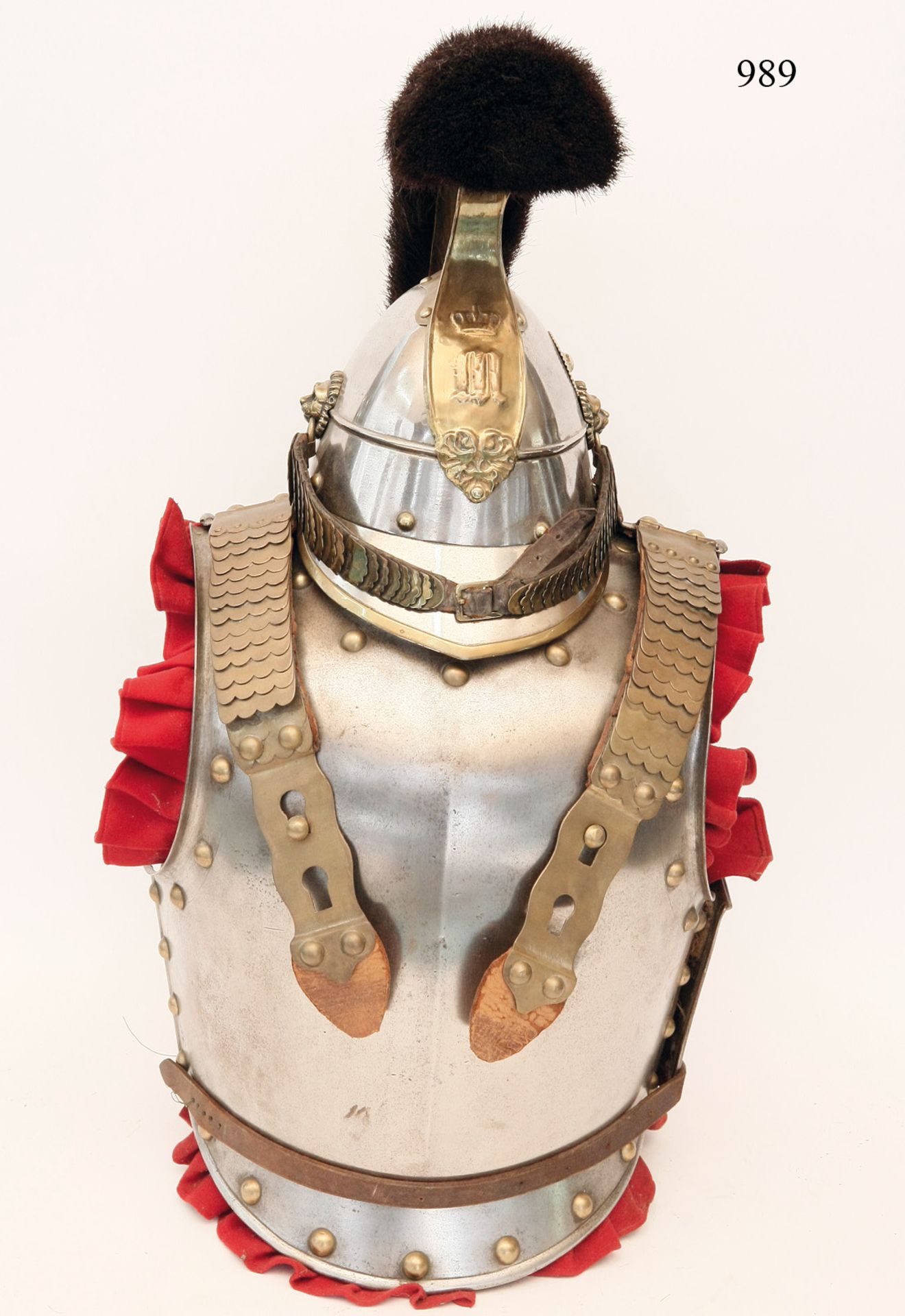 Helm und Kürass für Mannschaften M1845