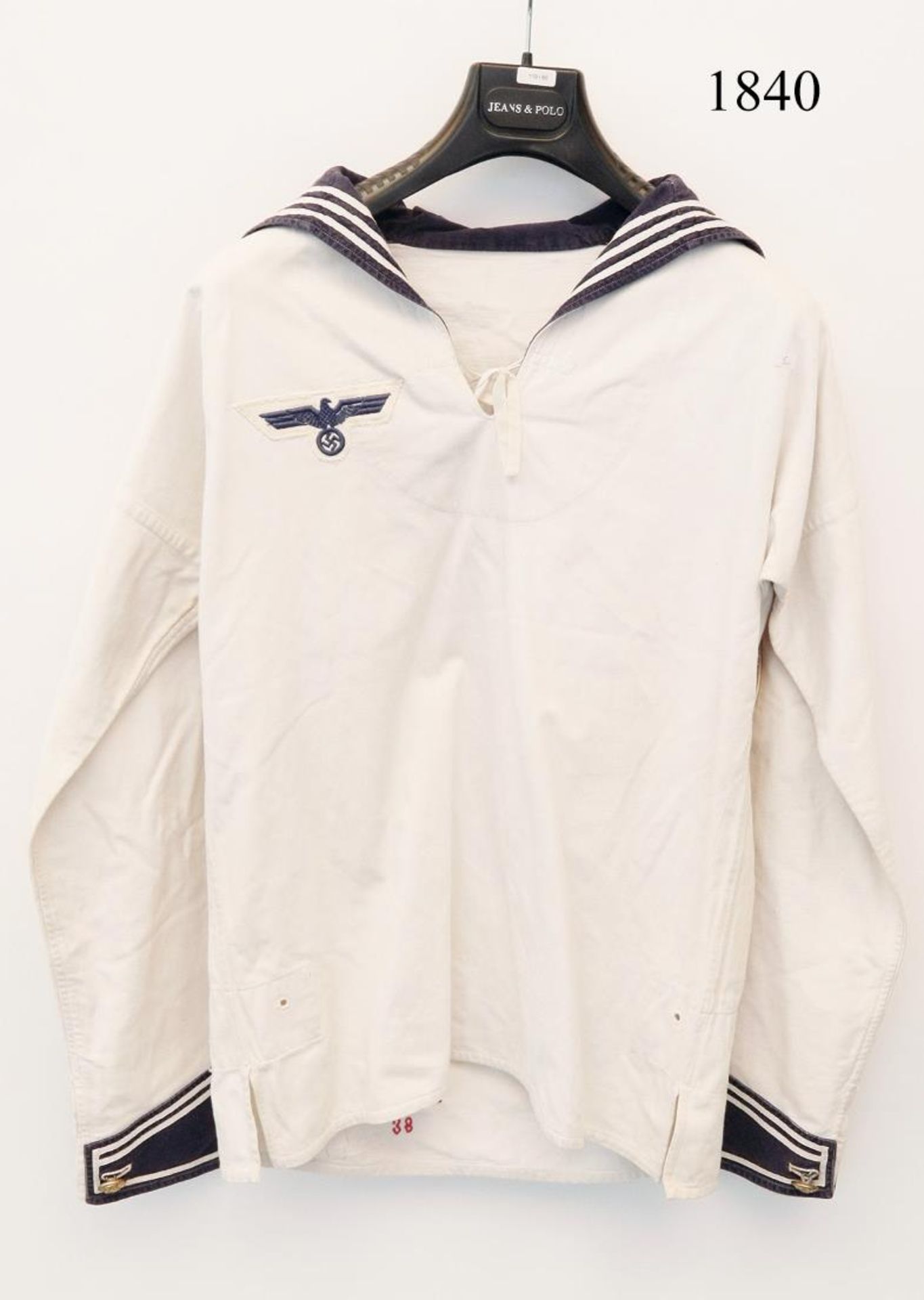 Marine-Bordhemd
